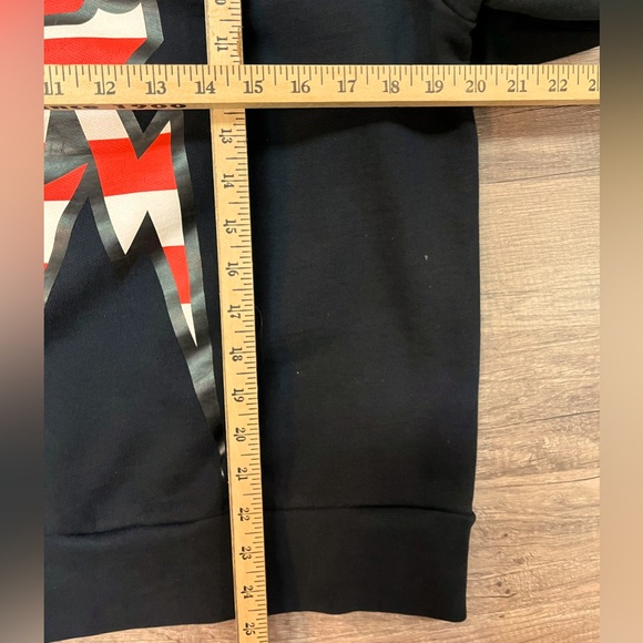 Neil Barrett Lightning Bolt Peace Sign Sweatshirt size medium - Picture 5 of 5